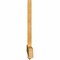 Ekena Millwork Eugene Rough Sawn Timber Gable Bracket, Western Red Cedar, 84"W x 28"H x 2"D x 4"F, 8/12 Pitch GBW084X28X0204EUG00RWR - alternate 5